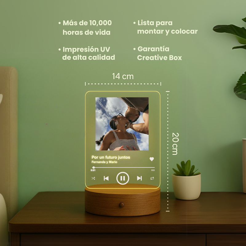 Lámpara Portada de Canción