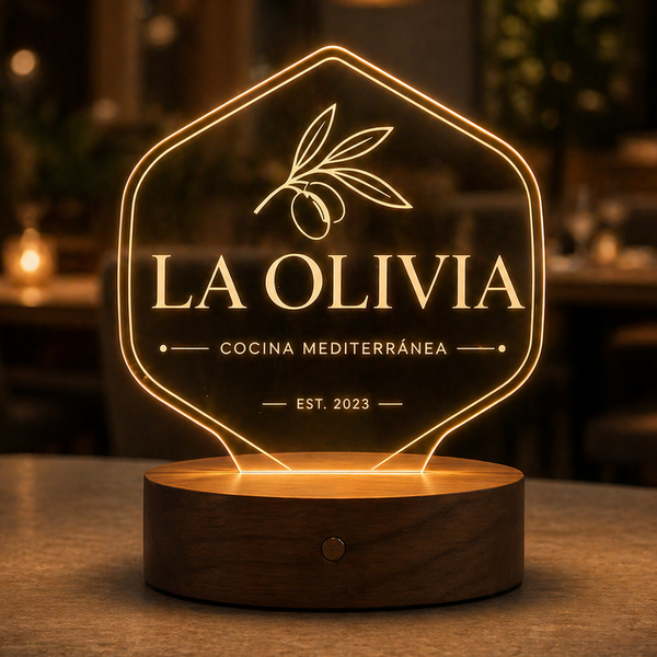 Lámpara de Logo personalizado