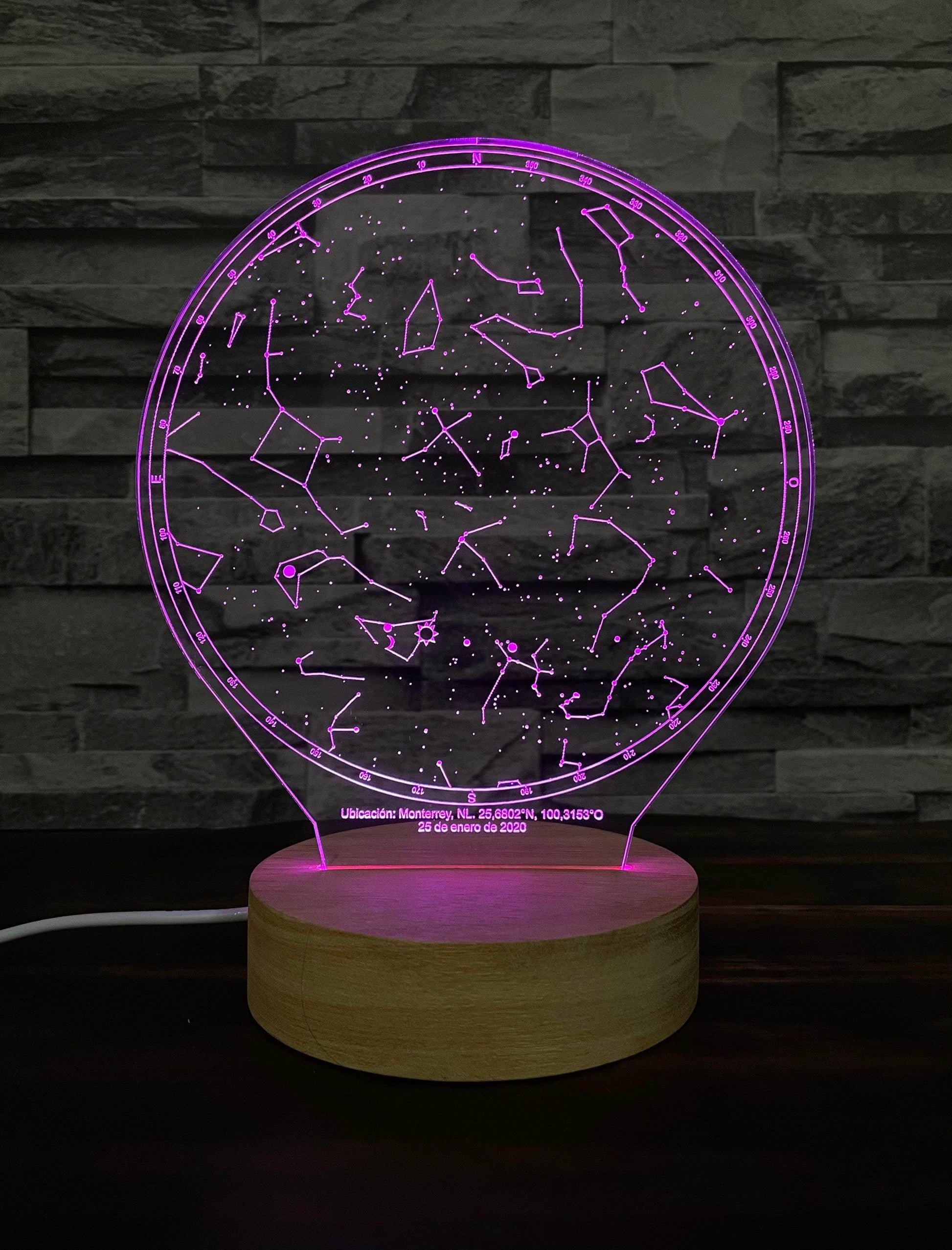 Lámpara Led Star Map lámparas Colores