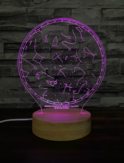 Lámpara Led Star Map lámparas Colores