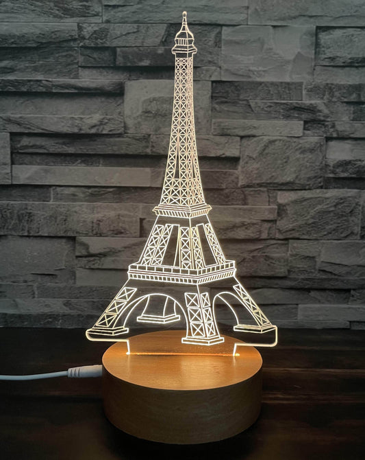 Lámpara Led Torre Eiffel lámparas CÁLIDO / SIN GRABADO